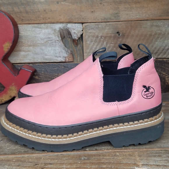 pink georgia boots